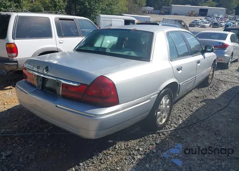 2003 Mercury Grand Marquis Ls from USA, damaged, VIN 2MEFM75W23X648884